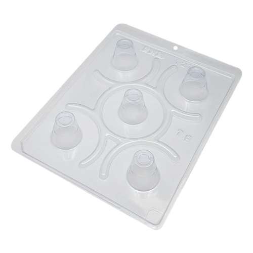 Shot Glass Chocolate Mould - 3 piece - Click Image to Close